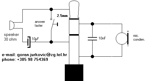 Nokia handsfree schematic