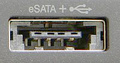 13 pin eSATA USB hybrid (EUHP) photo