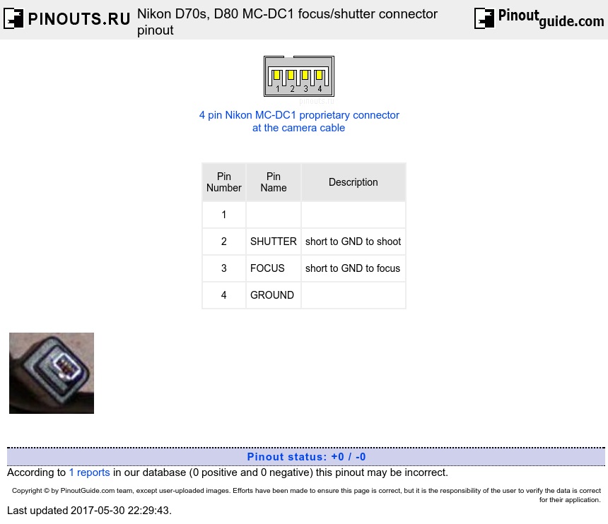 Nikon D80 pinouts.ru